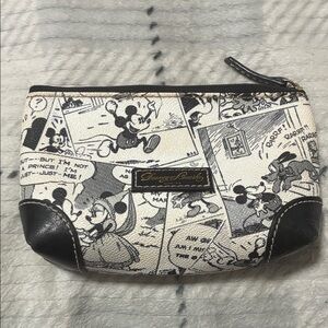 Dooney & Bourke Black and White Disney Comic Strip Wristlet